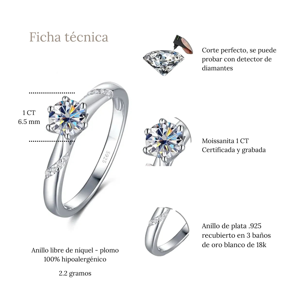 Anillo compromiso - AN0051A