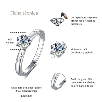 Anillo compromiso - AN0051A